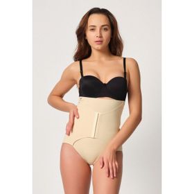 Emay 2932 Double Karın Agraf Destekli Slip Lazer Ten Kadın Korse