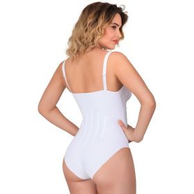 Emay 2944 Sırt Destekli Badi Beyaz Kadın Emzirme Korse