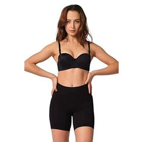 Emay 3000 Dikişsiz Soft Siyah Kadın Boxer Külot