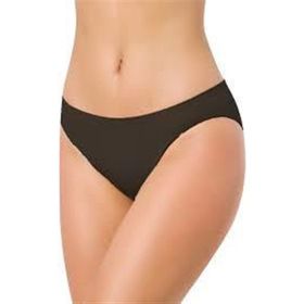 Emay 3001 Dikişsiz Slip Siyah Kadın Külot