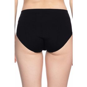 Emay 3002 Dikişsiz Soft Mama Siyah Kadın Slip Külot