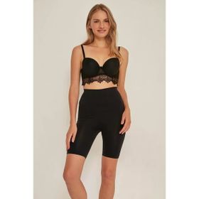 Emay 3005 Soft Uzun Siyah Kadın Boxer Korse