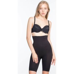 Emay 3200 Dikişsiz Boxer Pantolon Siyah Kadın Korse