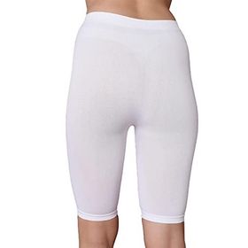 Emay 3856 Soft Beyaz Kapri Kadın Tayt