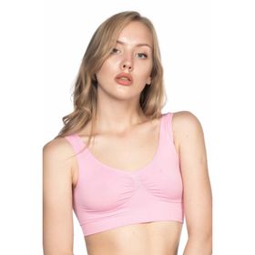 Emay 4005 Pembe Soft Kalın Askı Büstiyer
