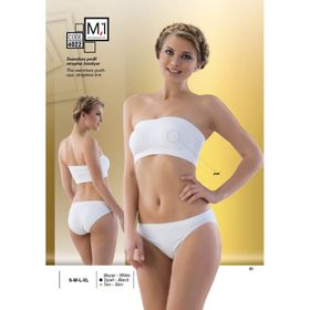 Emay 4022 Dikişsiz Pedli Straplez Büstiyer