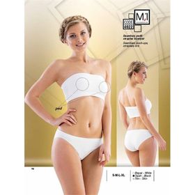 Emay 4022 Dikişsiz Pedli Straplez Büstiyer