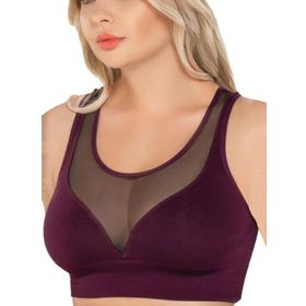 Emay 4028 Bayan Seamless Tüllü Toparlayıcı Sporcu Büstiyer Sütyen