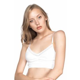 Emay 4035 Agraflı Minimizer Beyaz Kadın Korse