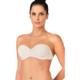 Emay 701 Şeffaf Askılı Siyah Push Up Sütyen
