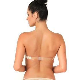 Emay 701 Şeffaf Askılı Ten Push Up Sütyen