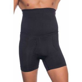 Emay E1005 Yüksek Bel Double Siyah Erkek Boxer Korse