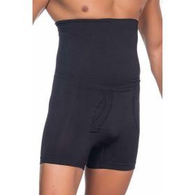 Emay E1005 Yüksek Bel Double Siyah Erkek Boxer Korse