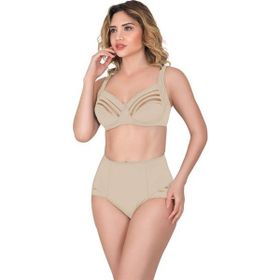 Emay Ekru 183 B Yan Destekli Toparlayıcı Balenli Sütyen
