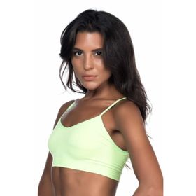 Emay MI16SAT00001 Neon Yeşil Seamless İp Askı Büstiyer