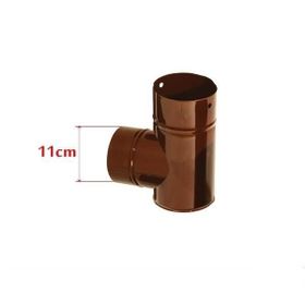 Emaye L- Dirsek 11 cm Soba Borusu
