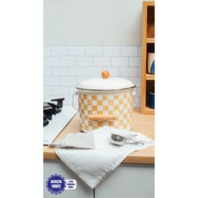 Emaylab Beige 22 cm Emaye Bakraç