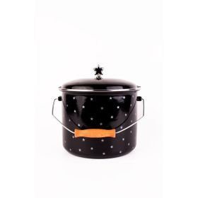 Emaylab Star 22 cm Siyah 5 lt Emaye Bakraç