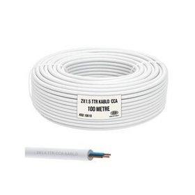 Emba Bilişim CL-19610 2 x 1.5 cm 100 m Beyaz Ttr Kablo