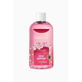 Embeauty 400 ml Arındırıcı Ferahlatıcı Nemlendirici Japon Kiraz Çiçeği Vücut Şampuanı