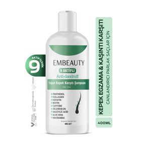 Embeauty 400 ml Kepek Karşıtı 9 Aktifli Şampuan