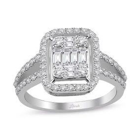 Emel Diamond 0.85 ct Pırlanta Baget Yüzük