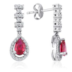 Emel Diamond 1.50 ct Pırlanta Yakut Küpe