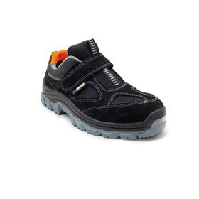 Emex M1020 S1 Siyah-Oranj Süet İş Ayakkabısı