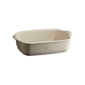 Emile Henry 29649 Dikdörtgen 22x14 cm Ekru Fırın Kabı