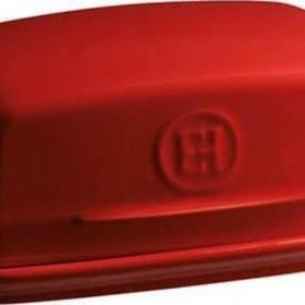 Emile Henry 340225 Dikdörtgen 400 ml Kırmızı Tereyağlık