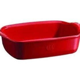 Emile Henry 349649 Dikdörtgen 22x14 cm Kırmızı Fırın Kabı