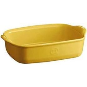 Emile Henry 909649 Dikdörtgen 22x14 cm Mat Sarı Fırın Kabı