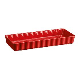 Emile Henry Burgundy Dikdörtgen 15x36x5 cm Kırmızı Fırın Kabı