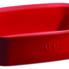 Emile Henry Burgundy Dikdörtgen 22x14 CM Fırın Kabı