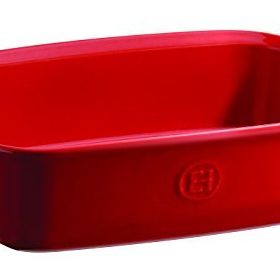 Emile Henry Burgundy Dikdörtgen 22x14 CM Fırın Kabı