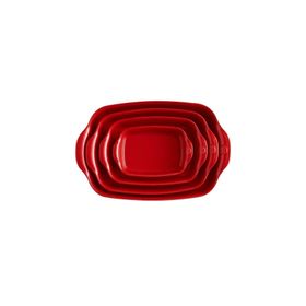 Emile Henry Burgundy Dikdörtgen 22x14 CM Fırın Kabı