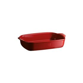 Emile Henry Burgundy Dikdörtgen 36x23.5 cm Kırmızı Fırın Kabı