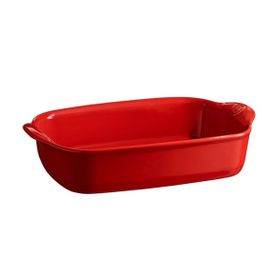 Emile Henry Burgundy Dikdörtgen 36x23.5 cm Kırmızı Fırın Kabı