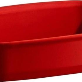 Emile Henry Burgundy Dikdörtgen 42.5x28 cm Kırmızı Fırın Kabı