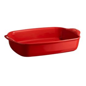 Emile Henry Burgundy Dikdörtgen 42.5x28 cm Kırmızı Fırın Kabı