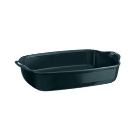 Emile Henry Cedar Dikdörtgen 23.5x36 CM Yeşil Fırın Kabı