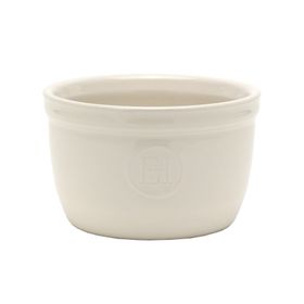 Emile Henry Clay Ramekin 9 cm Ekru Fırın Kabı