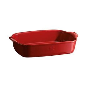 Emile Henry Dikdörtgen Kırmızı 30 cm Fırın Kabı