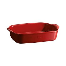 Emile Henry Dikdörtgen Kırmızı 30 cm Fırın Kabı