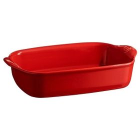 Emile Henry Dikdörtgen Kırmızı 30 cm Fırın Kabı