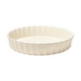 Emile Henry EH026024 EH Tart-Börek Yuvarlak Ekru Fırın Kabı