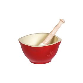 Emile Henry EH340255 400 ml Kırmızı Burgundy Havan