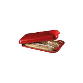 Emile Henry EH345506 EH Ekmek Baget Dikdörtgen Kırmızı Fırın Kabı