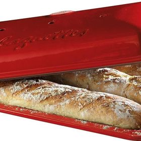 Emile Henry EH345506 EH Ekmek Baget Dikdörtgen Kırmızı Fırın Kabı
