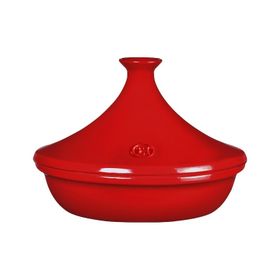 Emile Henry EH345632 32 cm 5 lt Kırmızı Burgundy Ateşe Dayanıklı Tajin